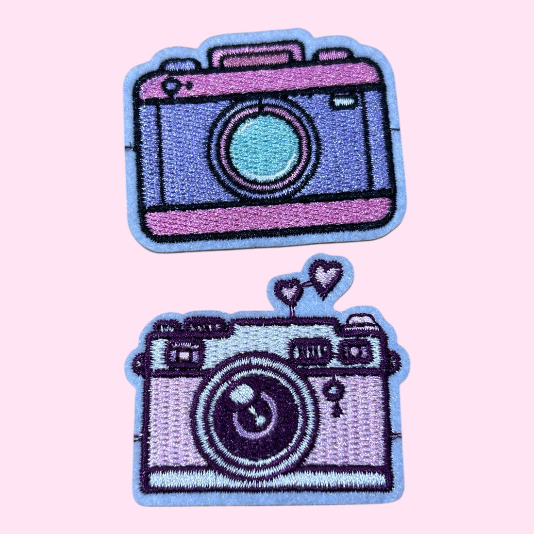 Camera embroidery patch – Rock Petal Spirit
