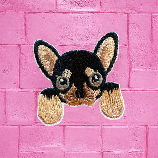 Chihuahua embroidery patch