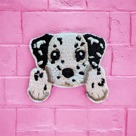Dalmatian embroidery patch