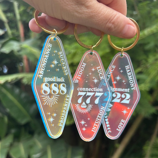 Number sign keyrings