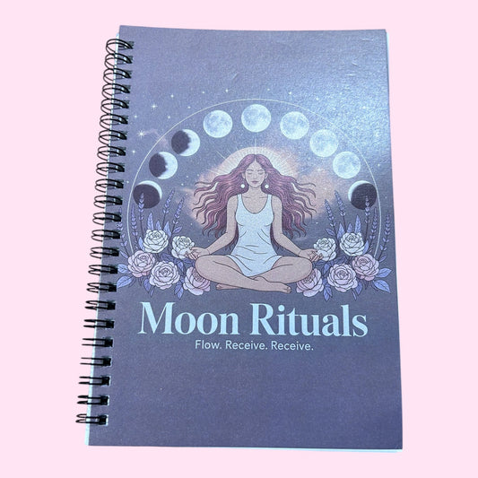 Moon rituals notebook lined