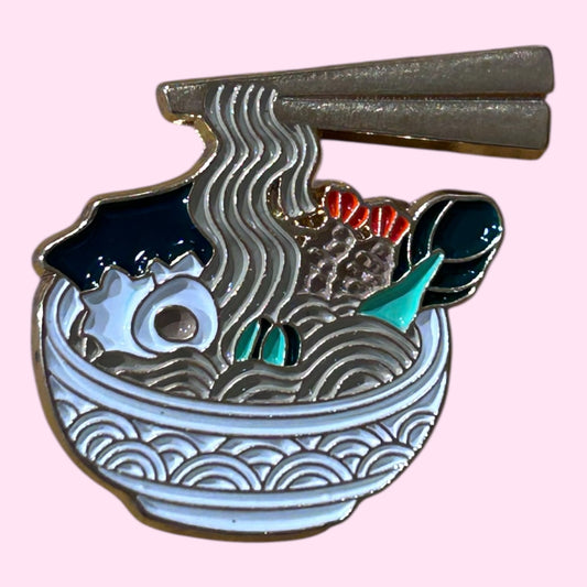 Noodles enamel pin