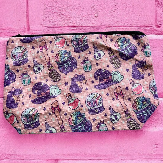Pencil case purple witchy