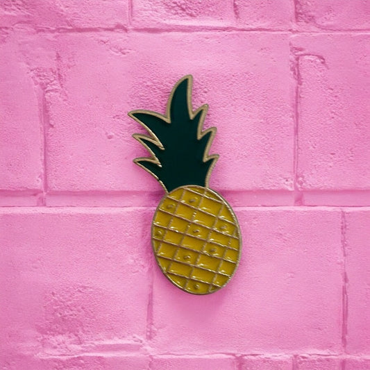 Pineapple enamel pin