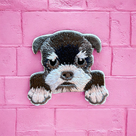 Scottish terrier embroidery patch