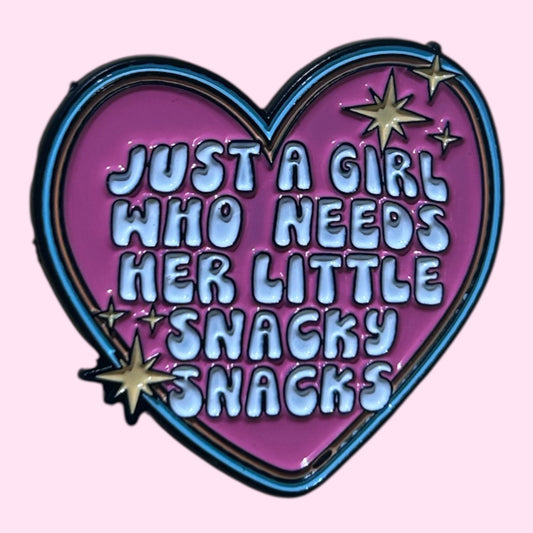 Snacky snack enamel pin