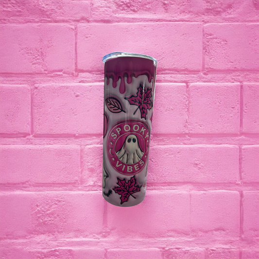 Spooky vibes insulated drink cup 500ml