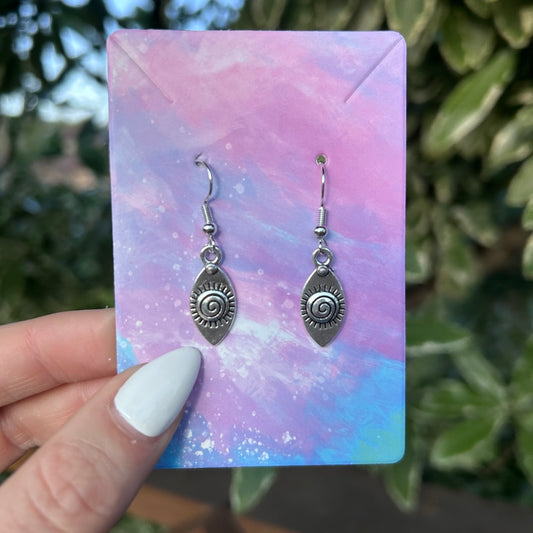 Sun swirl earrings