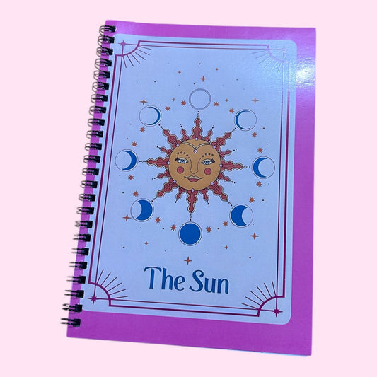 The sun notebook lined