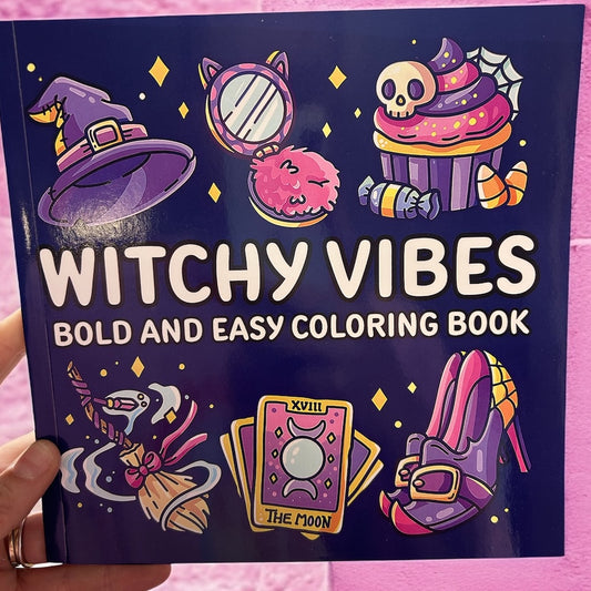 Witchy colouring book